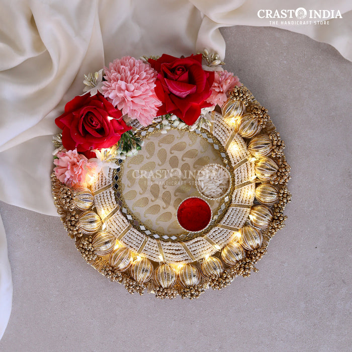 CRASTO INDIA HANDCRAFTED FESTIVE POOJA THALI #27