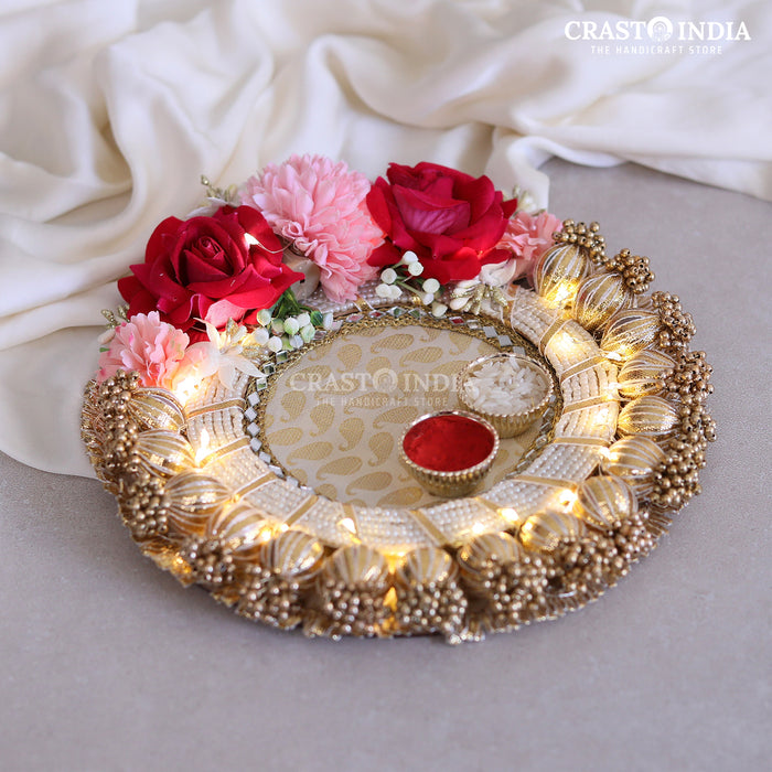 CRASTO INDIA HANDCRAFTED FESTIVE POOJA THALI #27