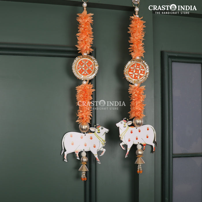 CRASTO INDIA HANDCRAFTED FESTIVE SIDE-HANGINGS #16 (PAIR)