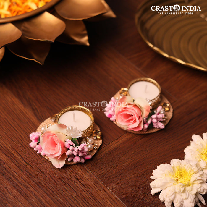 CRASTO INDIA HANDCRAFTED FESTIVE DIYA #71 (PAIR)