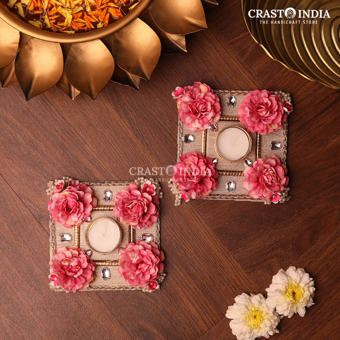 CRASTO INDIA HANDCRAFTED FESTIVE DIYA #80 (PAIR)