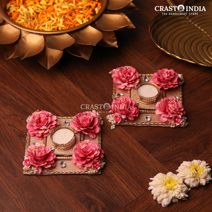 CRASTO INDIA HANDCRAFTED FESTIVE DIYA #80 (PAIR)