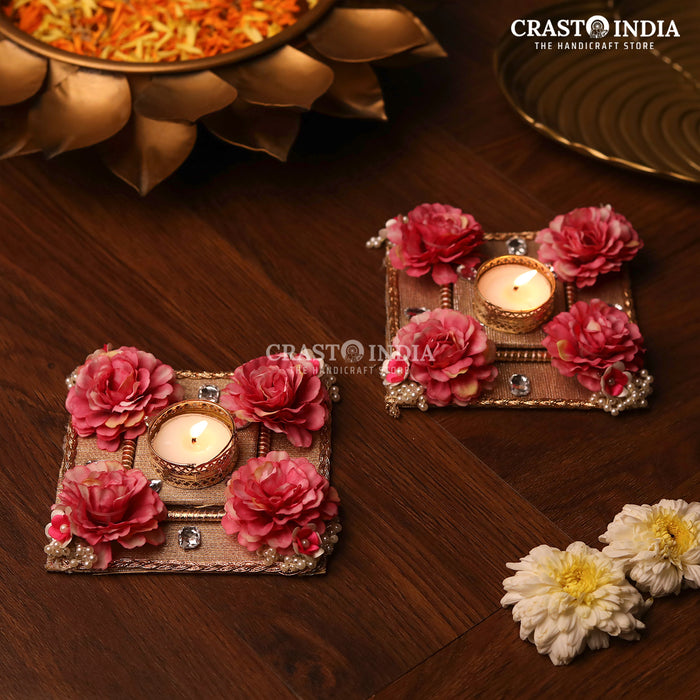 CRASTO INDIA HANDCRAFTED FESTIVE DIYA #80 (PAIR)