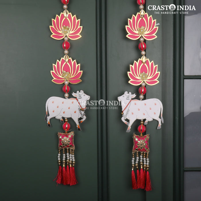 CRASTO INDIA HANDCRAFTED FESTIVE SIDE-HANGINGS #20 (PAIR)