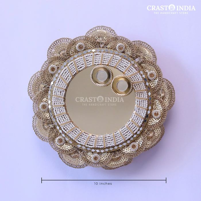 CRASTO INDIA HANDCRAFTED FESTIVE POOJA THALI #25