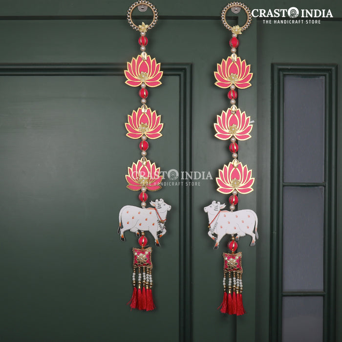 CRASTO INDIA HANDCRAFTED FESTIVE SIDE-HANGINGS #20 (PAIR)