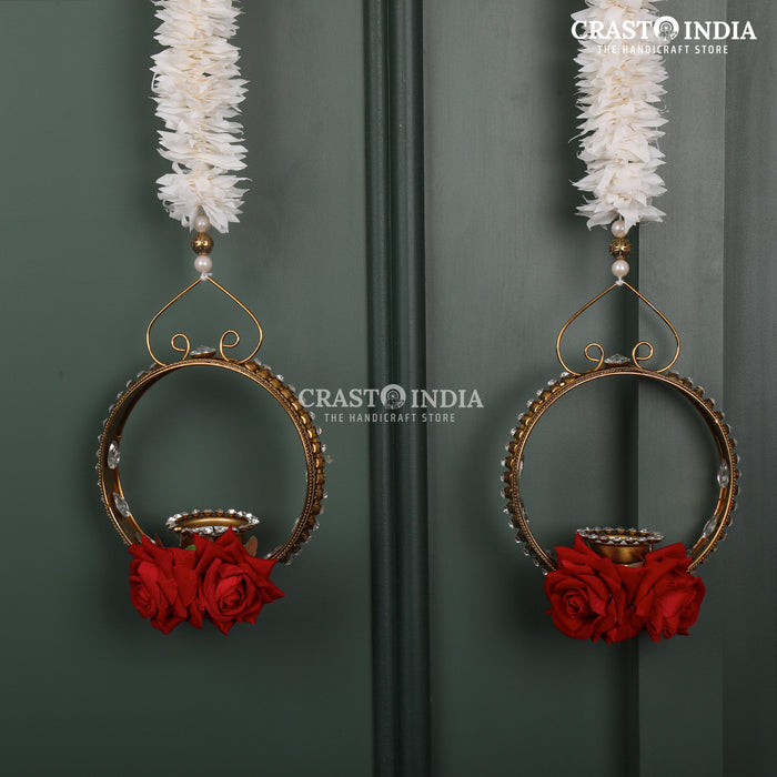 CRASTO INDIA HANDCRAFTED FESTIVE SIDE-HANGINGS #17 (PAIR)