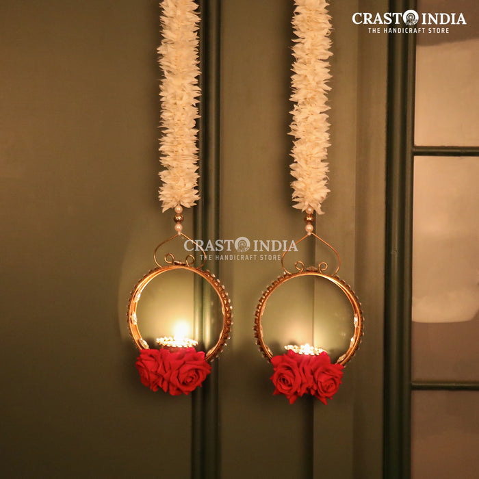 CRASTO INDIA HANDCRAFTED FESTIVE SIDE-HANGINGS #17 (PAIR)