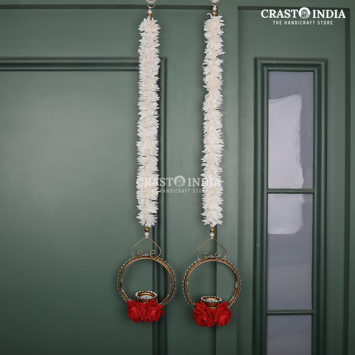 CRASTO INDIA HANDCRAFTED FESTIVE SIDE-HANGINGS #17 (PAIR)