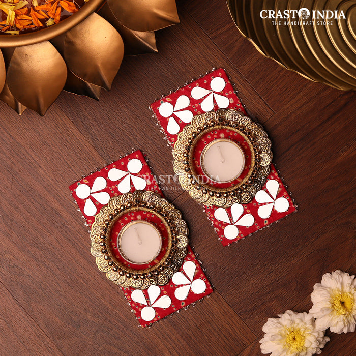 CRASTO INDIA HANDCRAFTED FESTIVE DIYA #82 (PAIR)