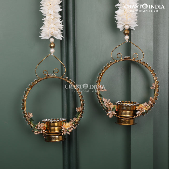 CRASTO INDIA HANDCRAFTED FESTIVE SIDE-HANGINGS #18 (PAIR)