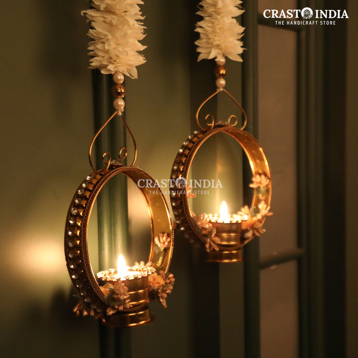 CRASTO INDIA HANDCRAFTED FESTIVE SIDE-HANGINGS #18 (PAIR)