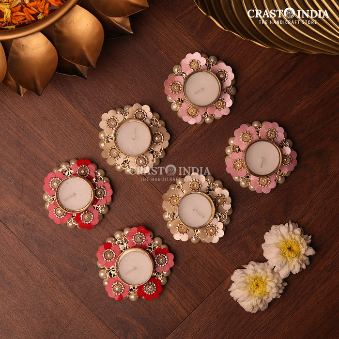 CRASTO INDIA HANDCRAFTED FESTIVE DIYA #83 (PACK OF 6 PCS)