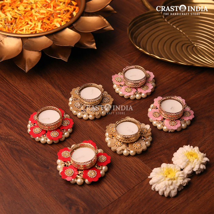 CRASTO INDIA HANDCRAFTED FESTIVE DIYA #83 (PACK OF 6 PCS)