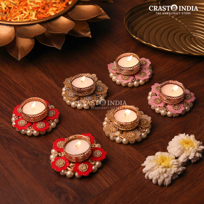 CRASTO INDIA HANDCRAFTED FESTIVE DIYA #83 (PACK OF 6 PCS)