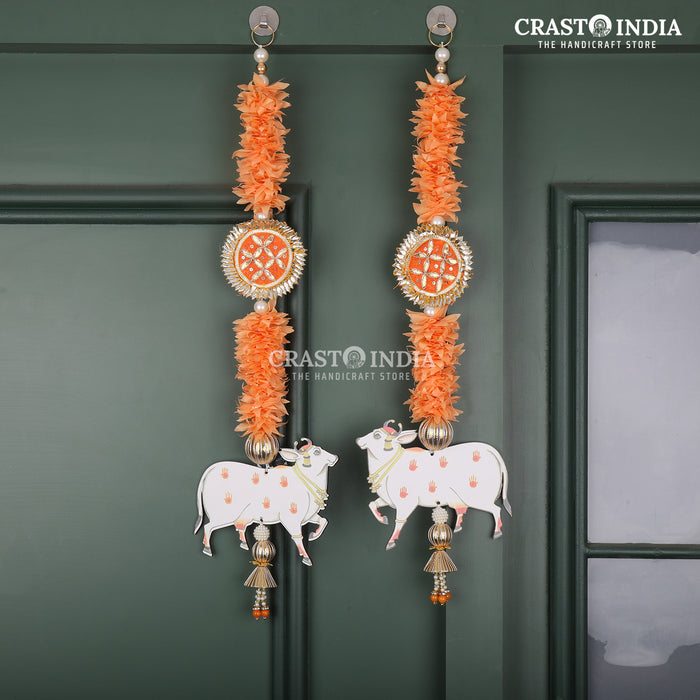 CRASTO INDIA HANDCRAFTED FESTIVE SIDE-HANGINGS #16 (PAIR)