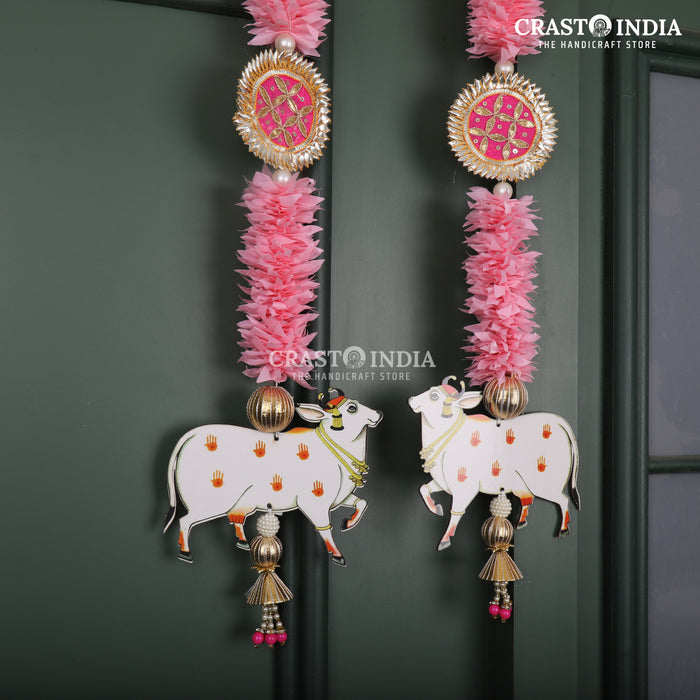 CRASTO INDIA HANDCRAFTED FESTIVE SIDE-HANGINGS #16 (PAIR)