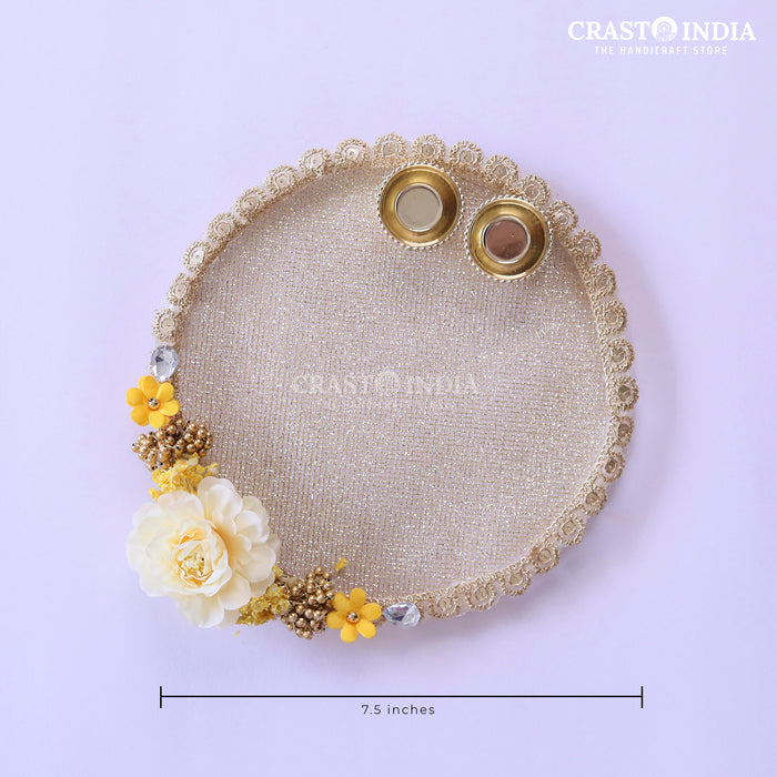 CRASTO INDIA HANDCRAFTED FESTIVE POOJA THALI #28