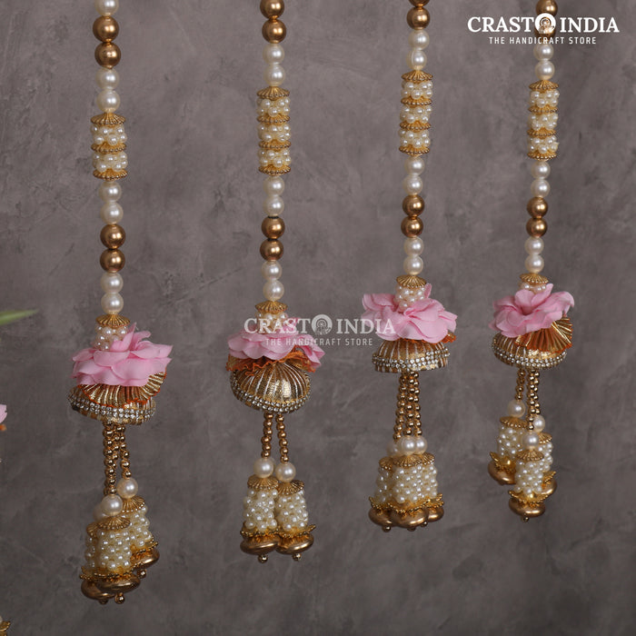 CRASTO INDIA HANDCRAFTED FESTIVE SIDE-HANGINGS #32 (PACK OF 6)