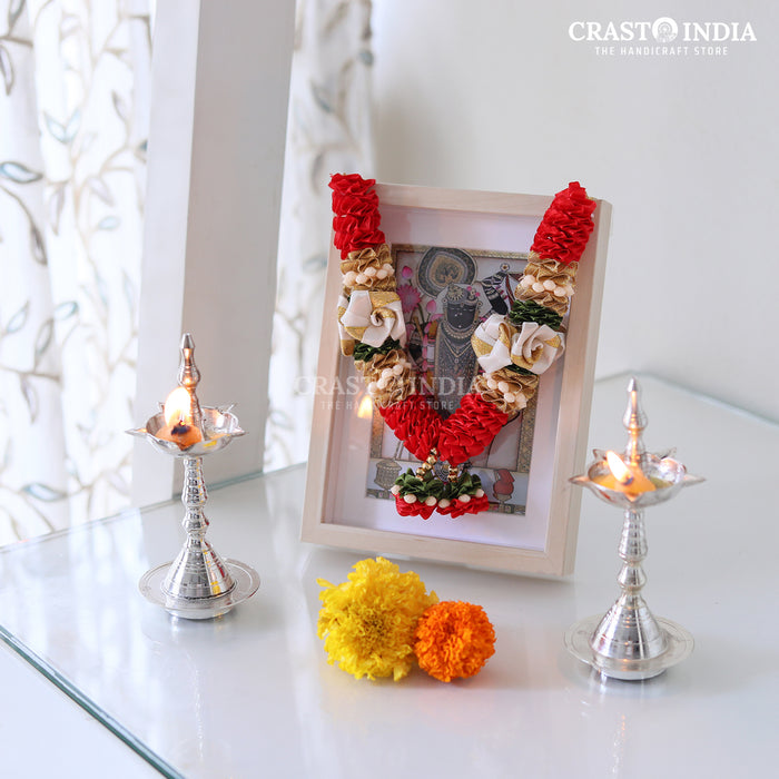 CRASTO INDIA HANDCRAFTED PRATHAMESHWARA RIBBON GARLAND (AVAILABLE IN 4 SIZES)