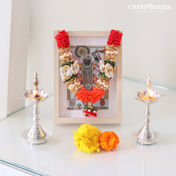 CRASTO INDIA HANDCRAFTED PRATHAMESHWARA RIBBON GARLAND (AVAILABLE IN 4 SIZES)