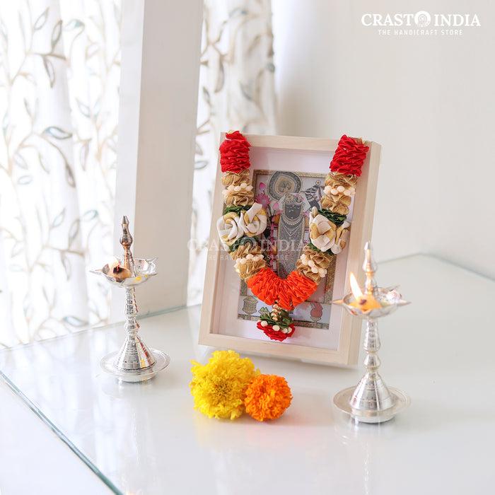 CRASTO INDIA HANDCRAFTED PRATHAMESHWARA RIBBON GARLAND (AVAILABLE IN 4 SIZES)