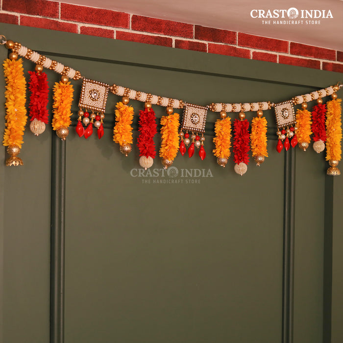 CRASTO INDIA HANDCRAFTED FESTIVE TORAN #0172 (1 PC)