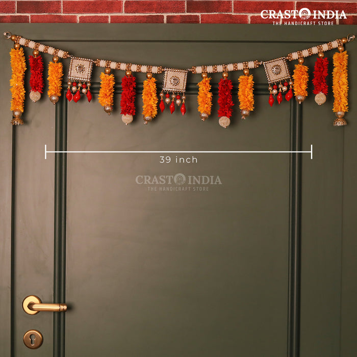 CRASTO INDIA HANDCRAFTED FESTIVE TORAN #0172 (1 PC)