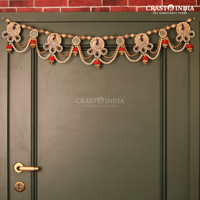 CRASTO INDIA HANDCRAFTED FESTIVE TORAN #0174 (1 PC)