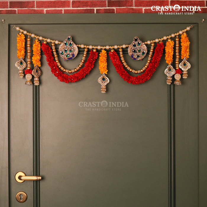 CRASTO INDIA HANDCRAFTED FESTIVE TORAN #0175 (1 PC)