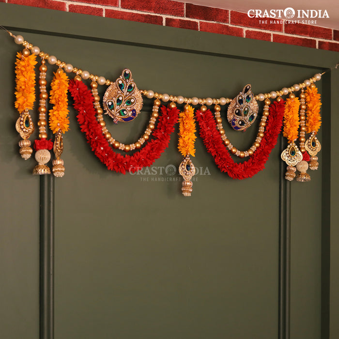 CRASTO INDIA HANDCRAFTED FESTIVE TORAN #0175 (1 PC)