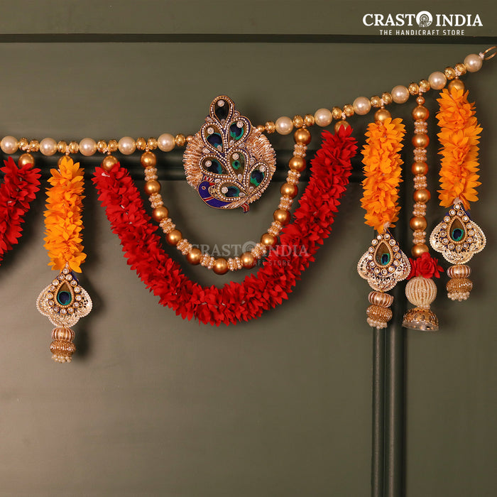 CRASTO INDIA HANDCRAFTED FESTIVE TORAN #0175 (1 PC)