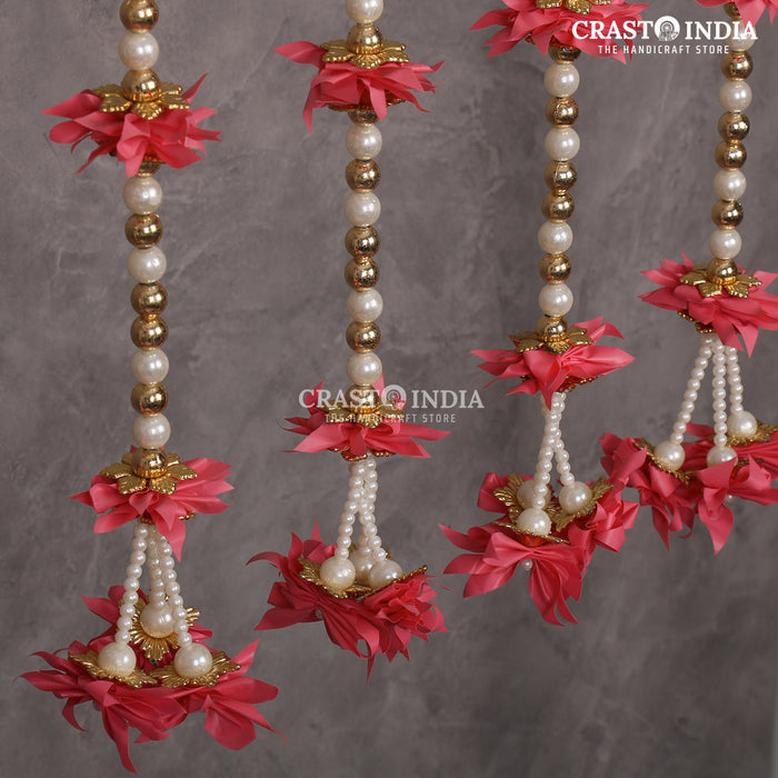 CRASTO INDIA HANDCRAFTED FESTIVE SIDE-HANGINGS #45 (PACK OF 6)