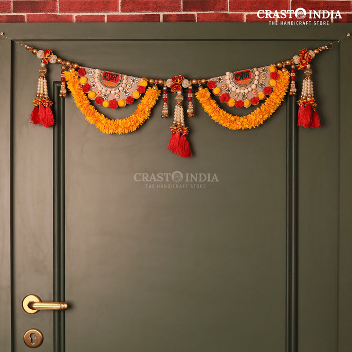 CRASTO INDIA HANDCRAFTED FESTIVE TORAN #0176 (1 PC)