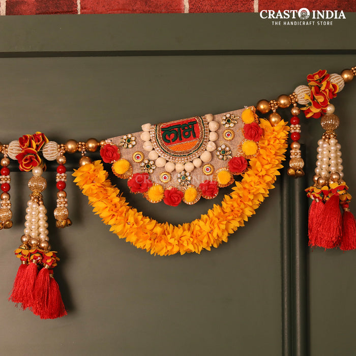 CRASTO INDIA HANDCRAFTED FESTIVE TORAN #0176 (1 PC)