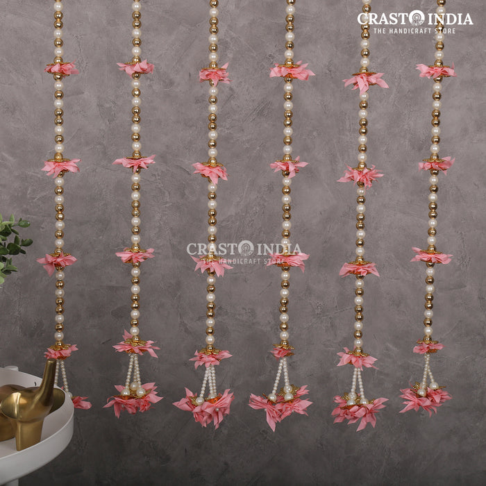 CRASTO INDIA HANDCRAFTED FESTIVE SIDE-HANGINGS #45 (PACK OF 6)