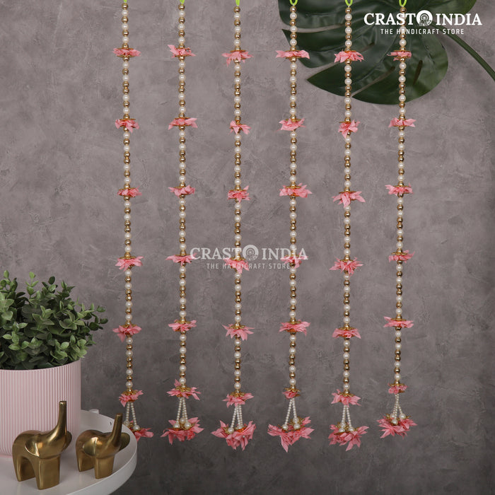 CRASTO INDIA HANDCRAFTED FESTIVE SIDE-HANGINGS #45 (PACK OF 6)