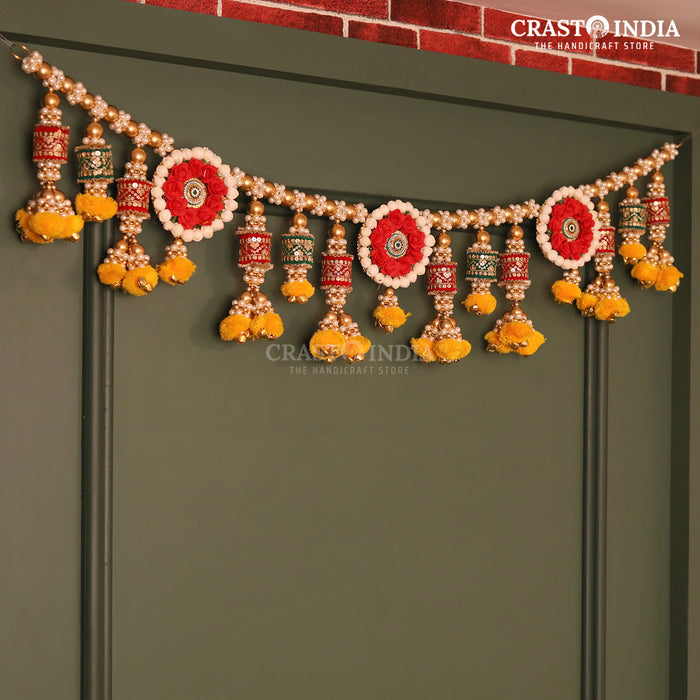 CRASTO INDIA HANDCRAFTED FESTIVE TORAN #0179 (1 PC)