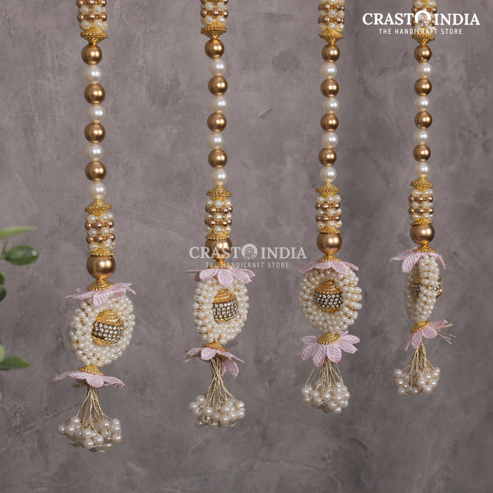 CRASTO INDIA HANDCRAFTED FESTIVE SIDE-HANGINGS #34 (PACK OF 6)