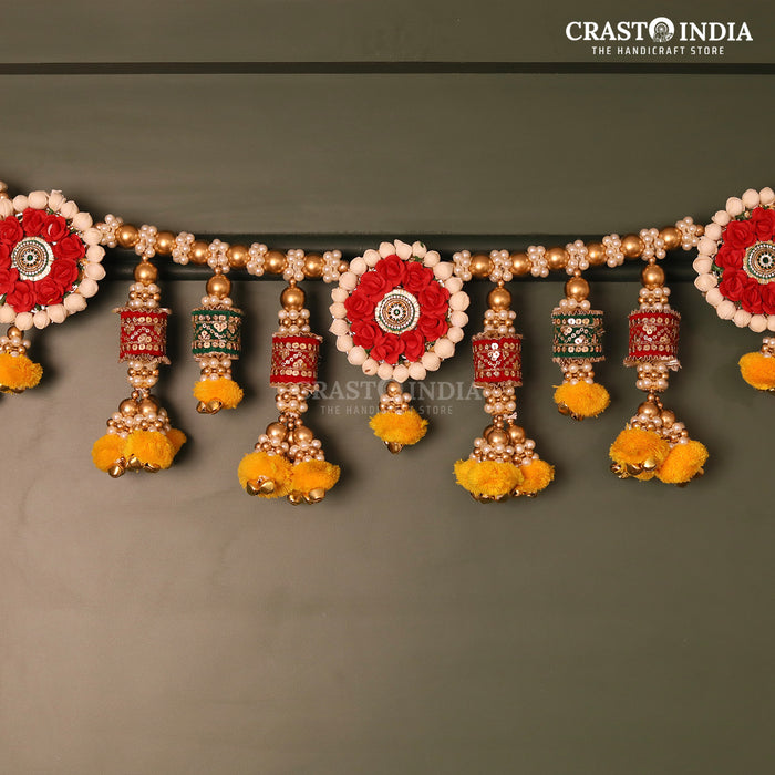 CRASTO INDIA HANDCRAFTED FESTIVE TORAN #0179 (1 PC)