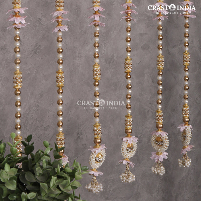 CRASTO INDIA HANDCRAFTED FESTIVE SIDE-HANGINGS #34 (PACK OF 6)