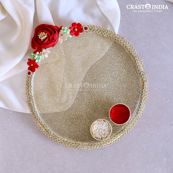 CRASTO INDIA HANDCRAFTED FESTIVE POOJA THALI #29