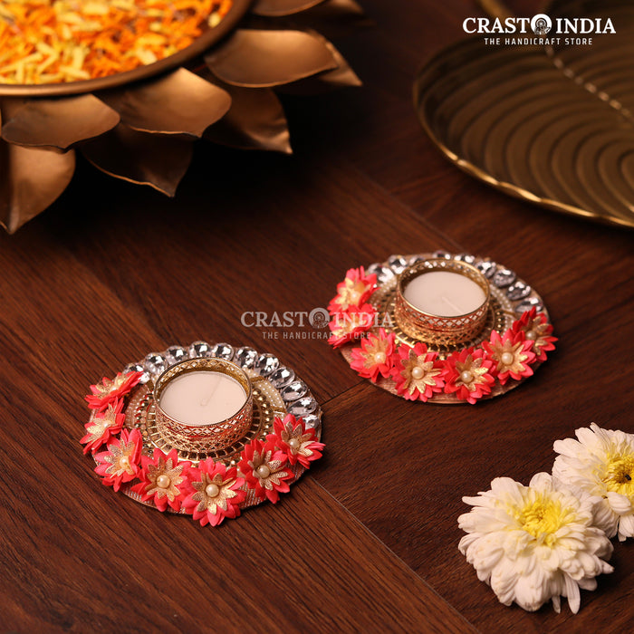 CRASTO INDIA HANDCRAFTED FESTIVE DIYA #73 (PAIR)