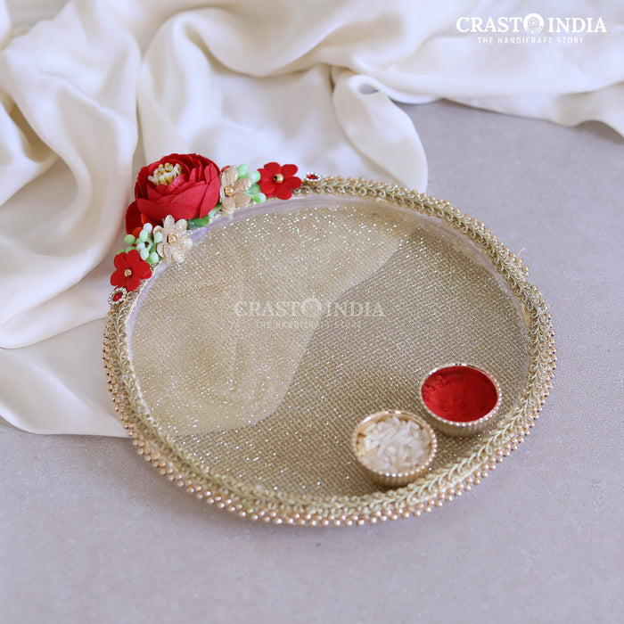 CRASTO INDIA HANDCRAFTED FESTIVE POOJA THALI #29