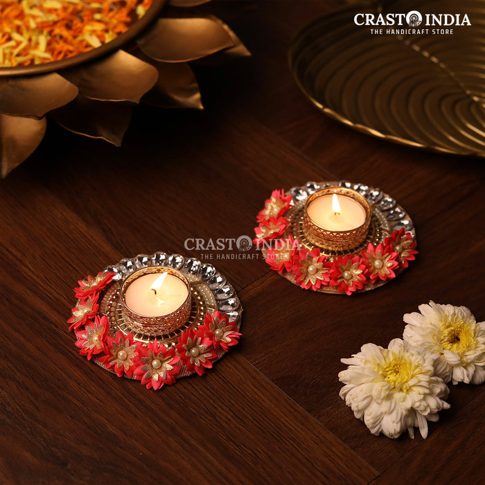 CRASTO INDIA HANDCRAFTED FESTIVE DIYA #73 (PAIR)