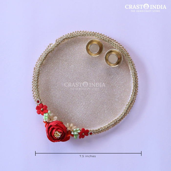 CRASTO INDIA HANDCRAFTED FESTIVE POOJA THALI #29