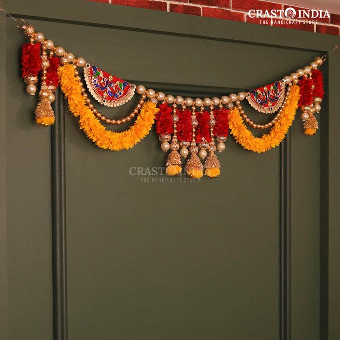 CRASTO INDIA HANDCRAFTED FESTIVE TORAN #0180 (1 PC)