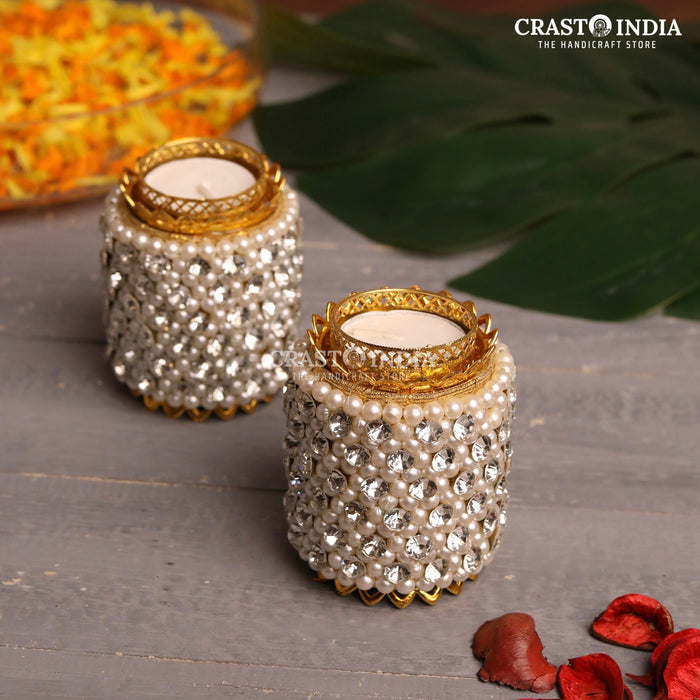 CRASTO INDIA HANDCRAFTED FESTIVE DIYA #46 (PAIR)