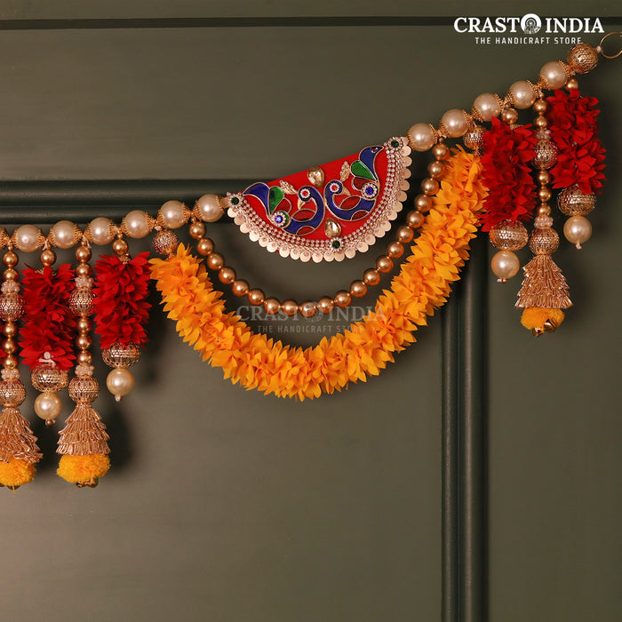 CRASTO INDIA HANDCRAFTED FESTIVE TORAN #0180 (1 PC)