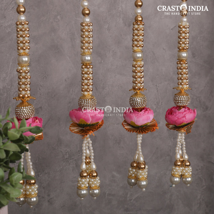 CRASTO INDIA HANDCRAFTED FESTIVE SIDE-HANGINGS #35 (PACK OF 6)